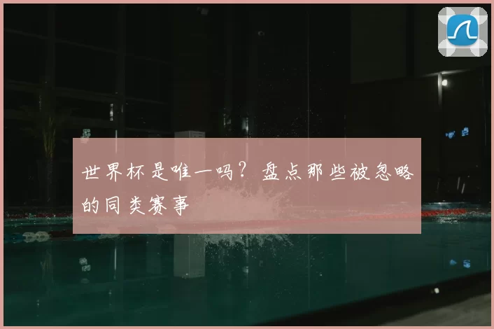 世界杯是唯一吗?盘点那些被忽略的同类赛事