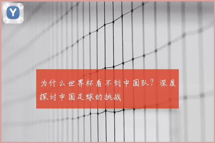 为什么世界杯看不到中国队？深度探讨中国足球的挑战